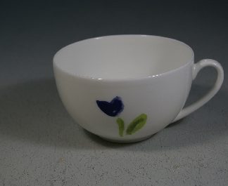 Dibbern Impression Blume blau Kaffeeobere 0,25