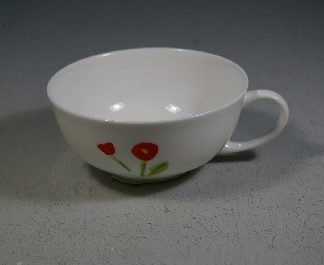 Dibbern Impression Blume rot Teeobertasse 0,20