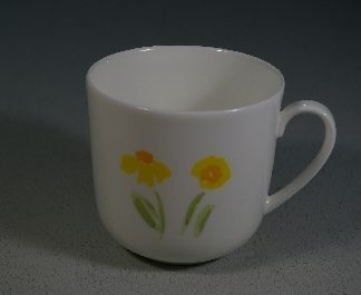 Becher Impression gelb Dibbern