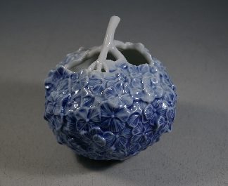 Royal Copenhagen, Hortensienvase blau