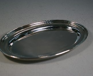 Beilageplatte versilbert