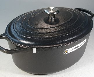 Le Creuset Bräter oval 35cm, schwarz
